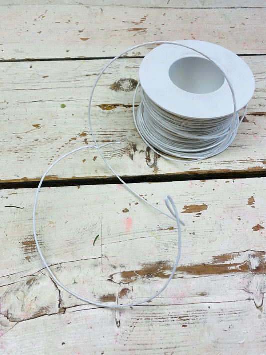 Bindwire bind draad, wit, per 10 meter
